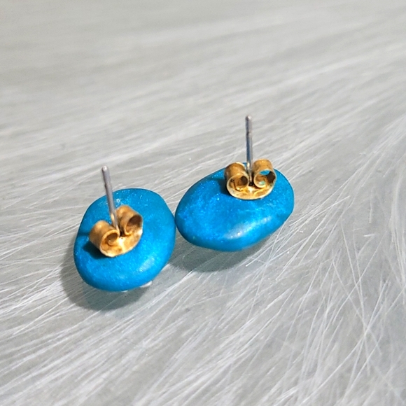 Handmade Clay Polymer Earrings - Picture 3 of 3